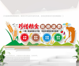食堂文化墙设计