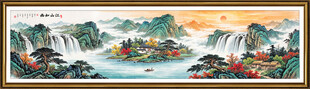 巨幅山水画
