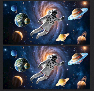 瀚航星空外太空星球宇宙银河背景