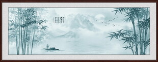 水墨画山水