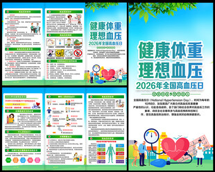 2026年全国高血压日三折页