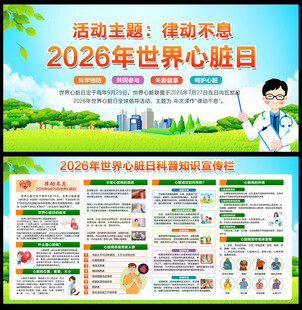 2026年世界心脏病日展板