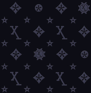 暗蓝复古星纹无缝底纹
