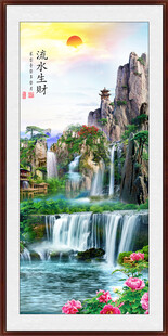 玄关山水风景画