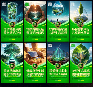 环保展板