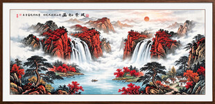 鸿运当头国画