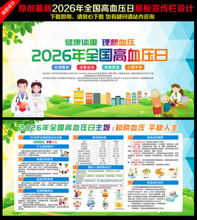 高血压科普知识宣传栏