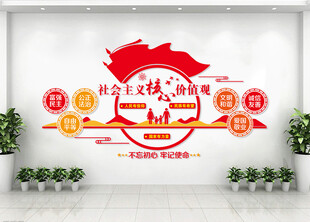 社会主义核心价值观文化墙