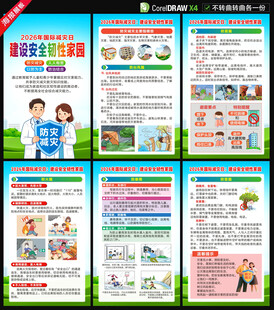 2026年国际减灾日海报