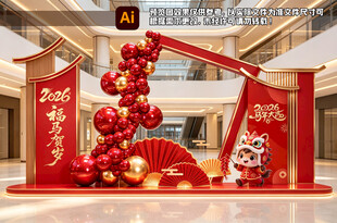 2026新年商场美陈