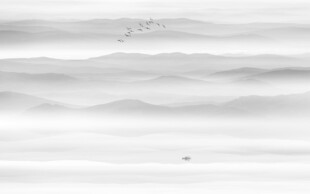 中式水墨山水风景背景图壁画壁纸