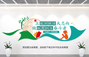 立德树人文化墙
