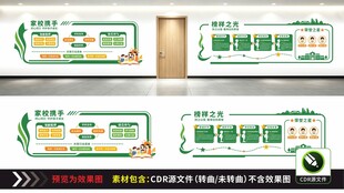 医院走廊文化宣传展板