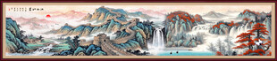长城山水画