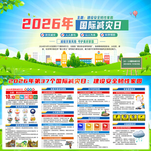 2026国际减灾日