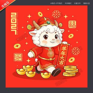 卡通羊