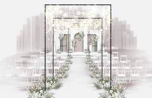韩式婚礼舞台区
