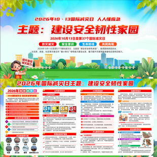 2026国际减灾日