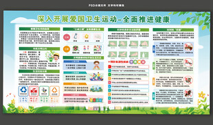 爱国卫生月宣传栏