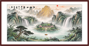 大厅山水画