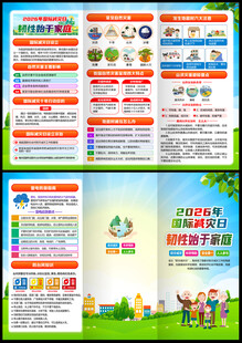 2026年国际减灾日海报