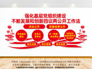 四议两公开文化墙