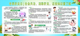 肝炎防治科普宣传展板