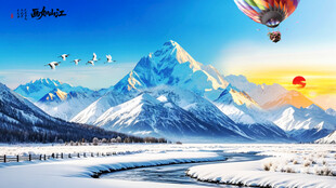雪山