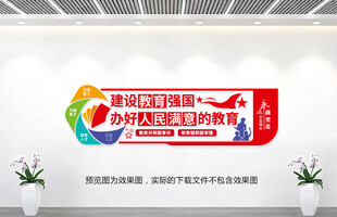 教育强国文化墙