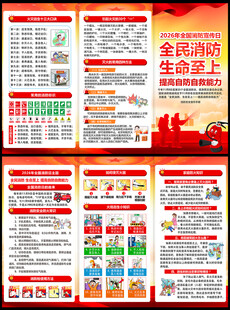 2026年全国消防日宣传手册