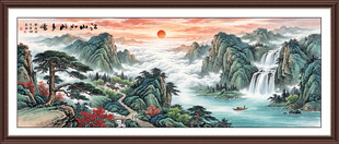 迎客松装饰画