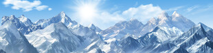雪山背景图