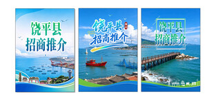 饶平县招商推介海报