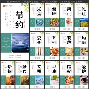 饮食文化展板
