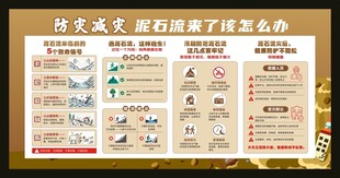 防灾减灾泥石流来了该怎么办