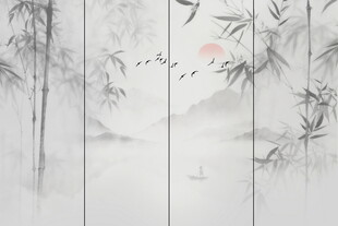 杜邦纸 竹影