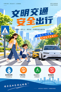文明交通海报