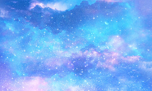 蓝色梦幻宇宙星空背景图