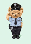 警察小熊